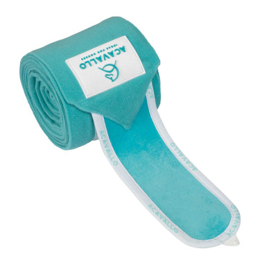 Fasce anti-pilling in pile Edizione Speciale Acavallo Azzurro cielo Blu