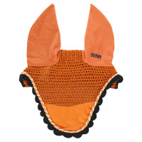 Cuffia per cavalli Derby in cotone Arancione / multicolore / nero