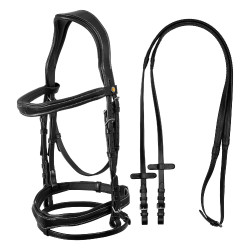 Briglia anatomica con logo Equestro