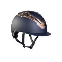 Casco Suomy Apex Chrome Blu Opaco Oro Rosa
