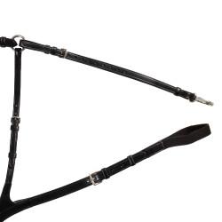 Pettorale anatomico a 5 punti Acavallo Nero