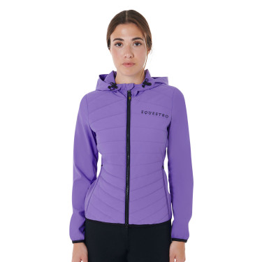 Piumino da donna in tessuto tecnico misto Equestro
