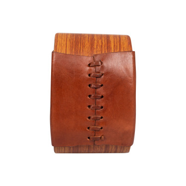 Staffili in legno intagliato MbBryan Castagno Marrone