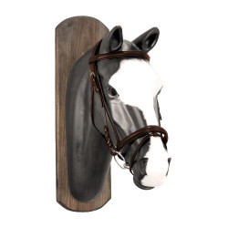 Filet Derby con redini in cotone Marrone scuro