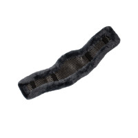 Coprigirante corto in gel classico con pelle di montone Acavallo Grigio Coprigirante corto in gel classico con pelle di montone Acavallo Grigio