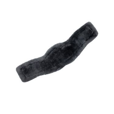 Coprigirante corto in gel classico con pelle di montone Acavallo Grigio