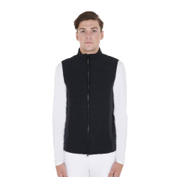 Gilet Equestro da uomo taglio slim in tessuto tecnico