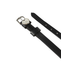 Lacci per speroni in pelle con decorazioni in strass Equestro Corona