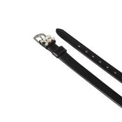 Lacci per speroni in pelle con decorazioni in strass Equestro