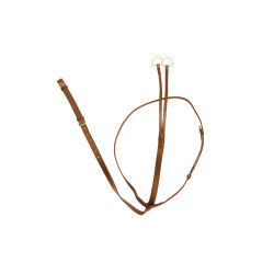 Martingala in cuoio per la corsa Derby Cognac Marrone Martingala in cuoio per la corsa Derby Cognac Marrone