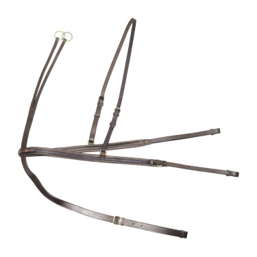 Martingala e pettorale Denver Marrone scuro