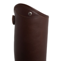 Mini chaps in pelle liscia Masaccio Franceschini Marrone scuro Mini chaps in pelle liscia Masaccio Franceschini Marrone scuro