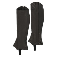 Mini chaps GP in pelle stretch Acavallo Nero