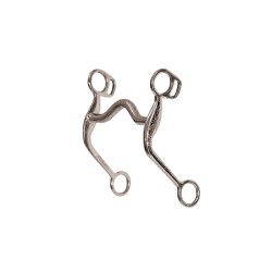 Morso da filetto in acciaio inox con ponte medio Pool's
