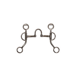 Morso di correzione in acciaio inox con guance corte Pool's