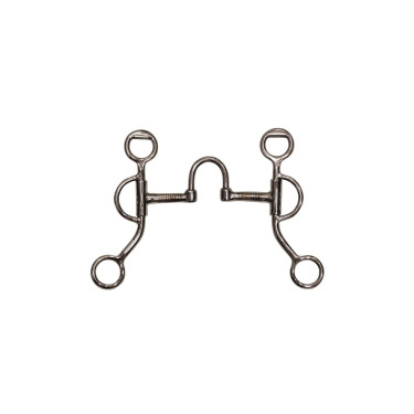 Morso di correzione in acciaio inox con guance corte Pool's