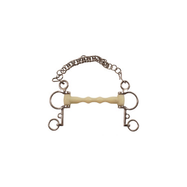 Morso Pelham Happy Mouth con imboccatura Mullen Morso Pelham Happy Mouth con imboccatura Mullen