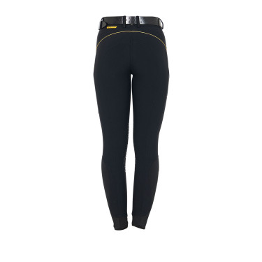 Pantaloni da equitazione da donna taglio slim con grip al ginocchio Equestro Pantaloni da equitazione da donna taglio slim con grip al ginocchio Equestro
