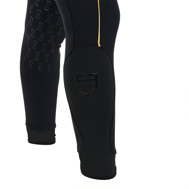 Pantaloni da equitazione da donna taglio slim con grip al ginocchio Equestro Pantaloni da equitazione da donna taglio slim con grip al ginocchio Equestro