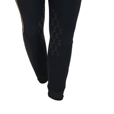 Pantaloni da equitazione da donna taglio slim con grip al ginocchio Equestro Pantaloni da equitazione da donna taglio slim con grip al ginocchio Equestro