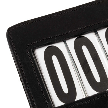 Portanumero da concorso a 4 cifre 12x8 cm Equestro Nero