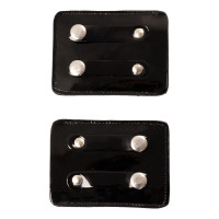 Portanumero da concorso a 4 cifre 12x8 cm Equestro con strass Nero Portanumero da concorso a 4 cifre 12x8 cm Equestro con strass Nero