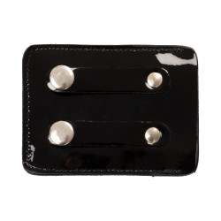 Portanumero da concorso a 4 cifre 12x8 cm Equestro con strass Nero