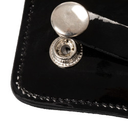 Portanumero da concorso a 4 cifre 12x8 cm Equestro con strass Nero