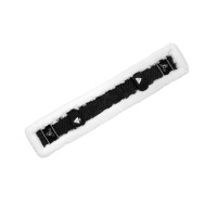 Protezione per cinghia Classic gel in finta pelle di montone Acavallo Bianco Protezione per cinghia Classic gel in finta pelle di montone Acavallo Bianco