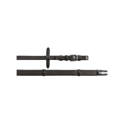 Redini per testiera inglese con fibbie in nichel Equestro Nero