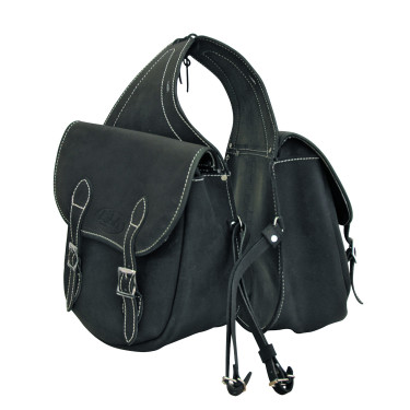 Borsa in cuoio per sella Lakota modello classico