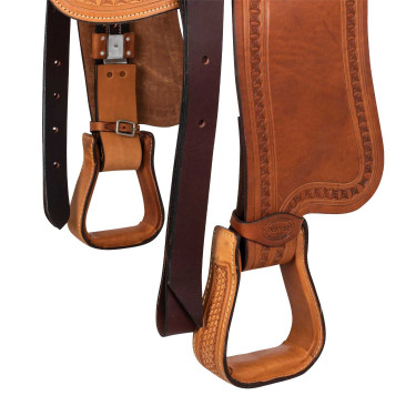 Sella da reining Denver Naturale Marrone