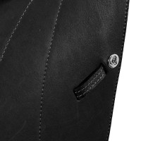 Sella da salto Firenze con arcione in legno e cuoio doppio Acavallo Nero