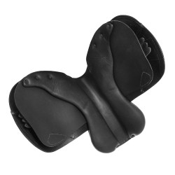 Sella da salto Firenze con arcione in legno e cuoio doppio Acavallo Nero Sella da salto Firenze con arcione in legno e cuoio doppio Acavallo Nero