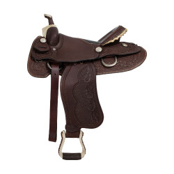 Sella da team roping Denver Marrone