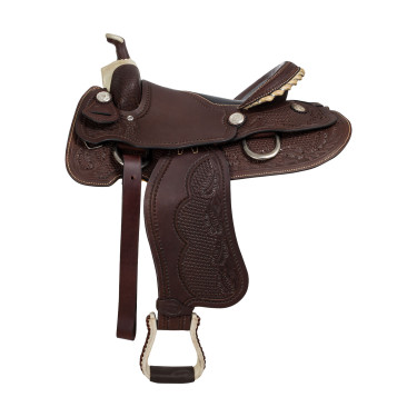 Sella da team roping Denver Marrone