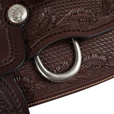 Sella da team roping Denver Marrone