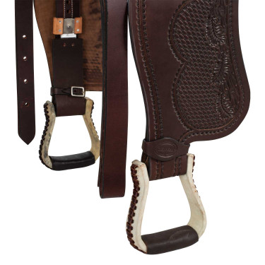 Sella da team roping Denver Marrone