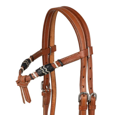 Set bosal bicolore con redini in crine di cavallo Pool's Set bosal bicolore con redini in crine di cavallo Pool's