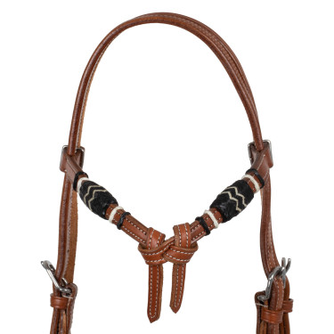 Set bosal bicolore con redini in crine di cavallo Pool's Set bosal bicolore con redini in crine di cavallo Pool's