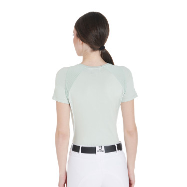 T-shirt tecnico da allenamento da donna taglio slim Equestro T-shirt tecnico da allenamento da donna taglio slim Equestro