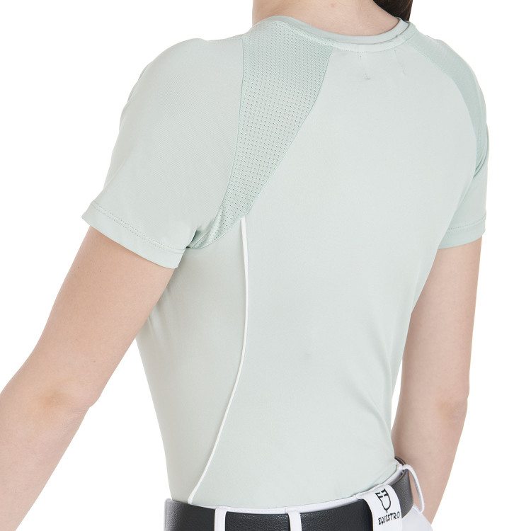 T-shirt tecnico da allenamento da donna taglio slim Equestro T-shirt tecnico da allenamento da donna taglio slim Equestro