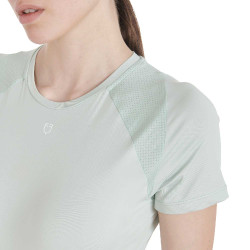 T-shirt tecnico da allenamento da donna taglio slim Equestro Verde chiaro T-shirt tecnico da allenamento da donna taglio slim Equestro Verde chiaro