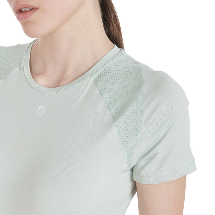 T-shirt tecnico da allenamento da donna taglio slim Equestro T-shirt tecnico da allenamento da donna taglio slim Equestro