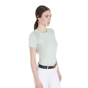 T-shirt tecnico da allenamento da donna taglio slim Equestro T-shirt tecnico da allenamento da donna taglio slim Equestro