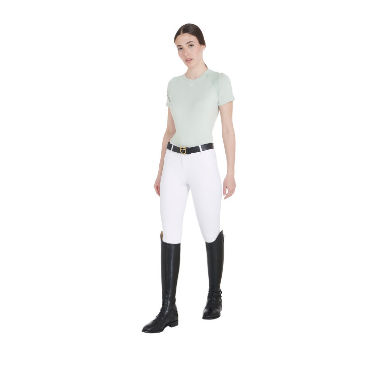 T-shirt tecnico da allenamento da donna taglio slim Equestro T-shirt tecnico da allenamento da donna taglio slim Equestro