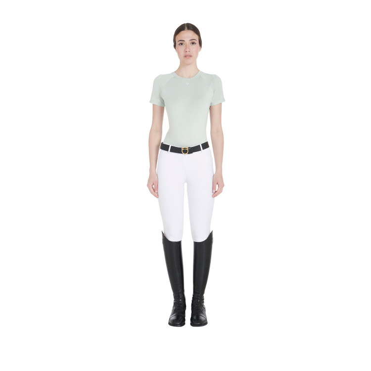 T-shirt tecnico da allenamento da donna taglio slim Equestro T-shirt tecnico da allenamento da donna taglio slim Equestro