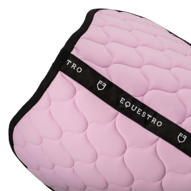 Tappeto da salto in tessuto tecnico trapuntato Equestro Bouquet di orchidea Rosa