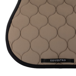 Tappeto da salto in tessuto tecnico trapuntato Equestro Noce Marrone