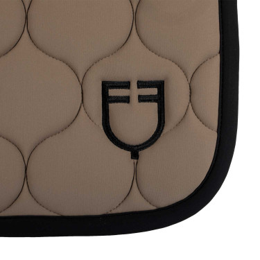 Tappeto da salto in tessuto tecnico trapuntato Equestro Noce Marrone